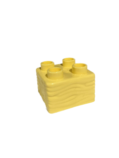 Lego Duplo kostka se senem sv. žlutá
